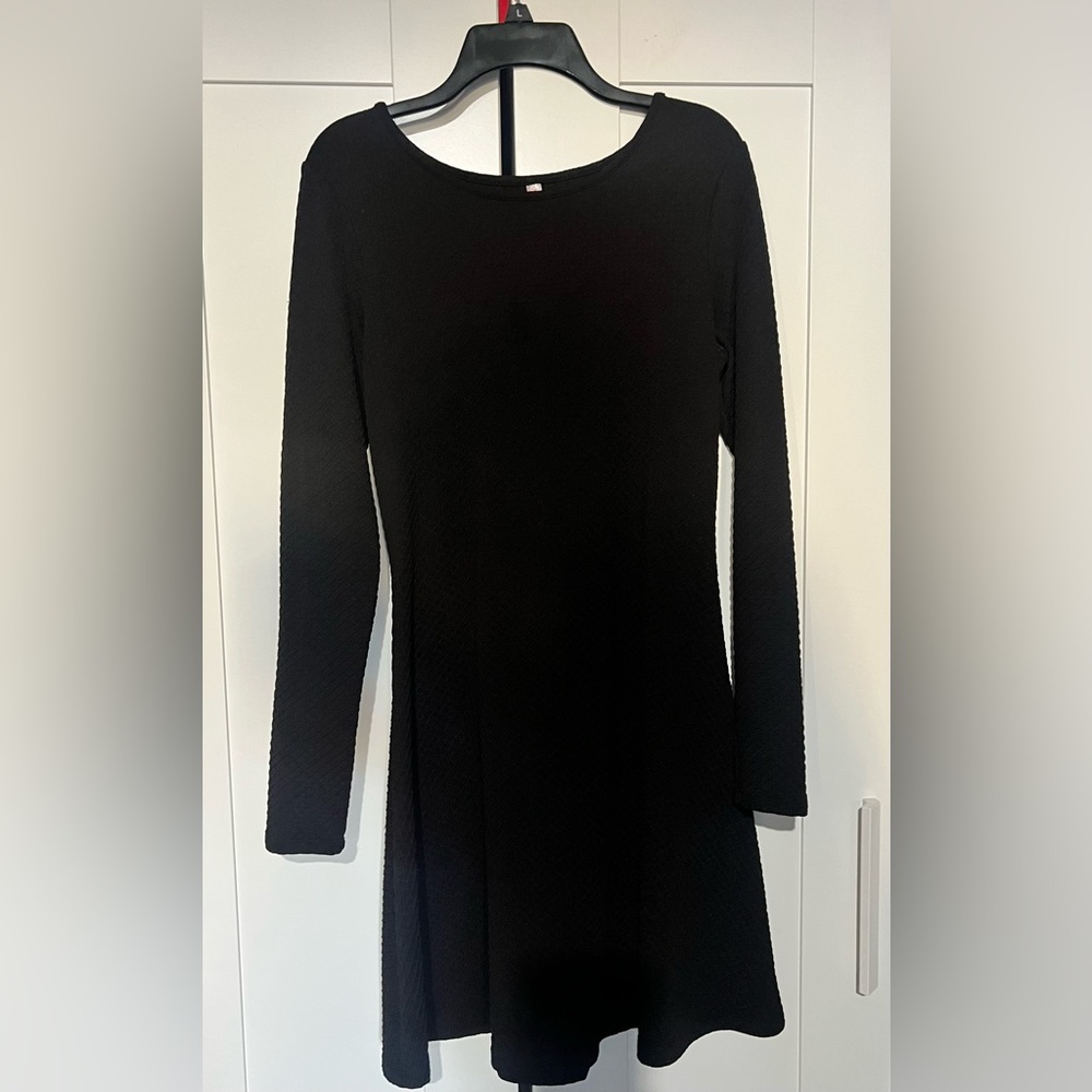 Black A-line Dress